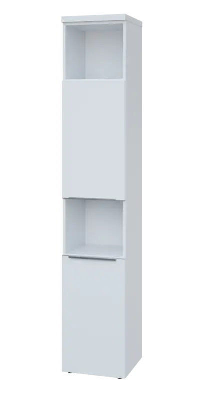 SIN 6 - 42DN2 kancelářská skříň, 2-dveřová/nika, levá, 2170x400x400, bílá